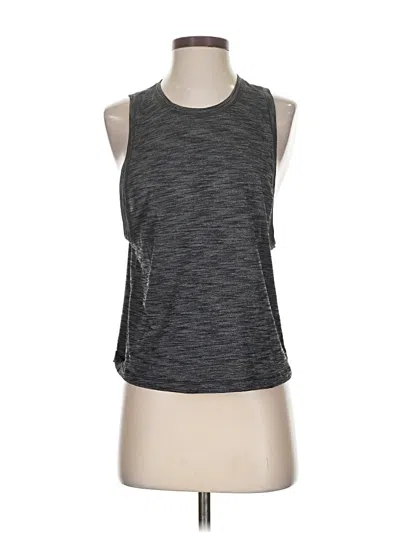 Pre-owned Lululemon Athletica Active Tank Top In Gray