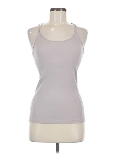 Pre-owned Lululemon Athletica Active Tank Top In Gray