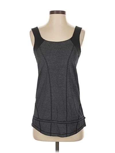 Pre-owned Lululemon Athletica Active Tank Top In Gray