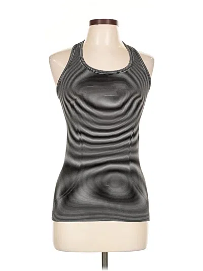 Pre-owned Lululemon Athletica Active Tank Top In Gray