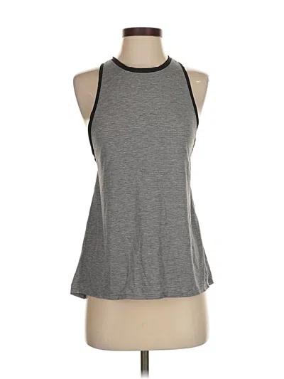Pre-owned Lululemon Athletica Active Tank Top In Gray