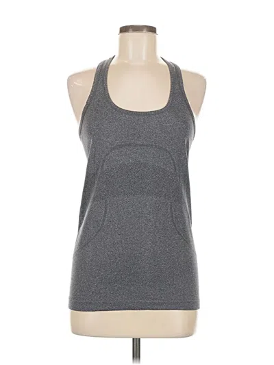 Pre-owned Lululemon Athletica Active Tank Top In Gray