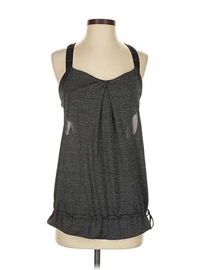 Pre-owned Lululemon Athletica Active Tank Top In Gray