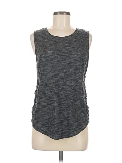 Pre-owned Lululemon Athletica Active Tank Top In Gray