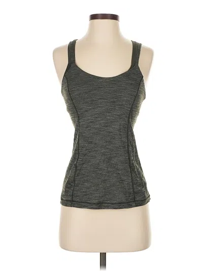 Pre-owned Lululemon Athletica Active Tank Top In Gray