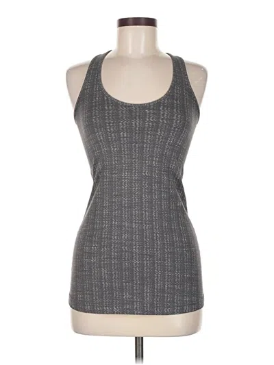 Pre-owned Lululemon Athletica Active Tank Top In Gray