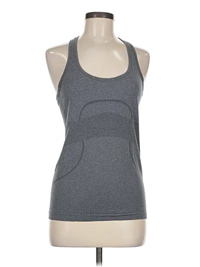 Pre-owned Lululemon Athletica Active Tank Top In Gray
