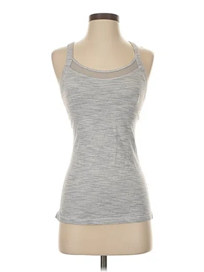 Pre-owned Lululemon Athletica Active Tank Top In Gray