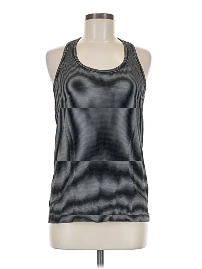 Pre-owned Lululemon Athletica Active Tank Top In Gray