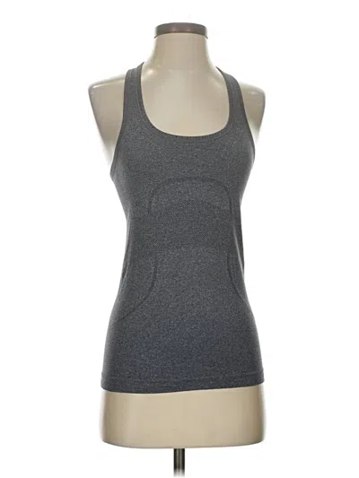 Pre-owned Lululemon Athletica Active Tank Top In Gray