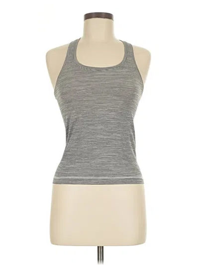 Pre-owned Lululemon Athletica Active Tank Top In Gray