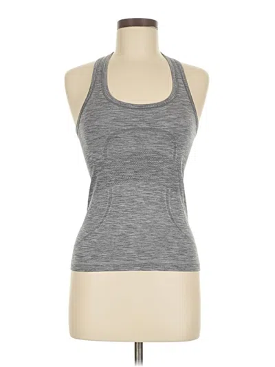 Pre-owned Lululemon Athletica Active Tank Top In Gray