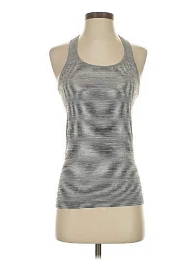 Pre-owned Lululemon Athletica Active Tank Top In Gray