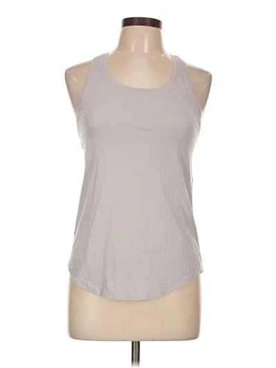 Pre-owned Lululemon Athletica Active Tank Top In Gray