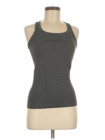 Pre-owned Lululemon Athletica Active Tank Top In Gray