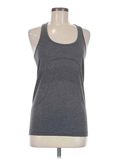Pre-owned Lululemon Athletica Active Tank Top In Gray