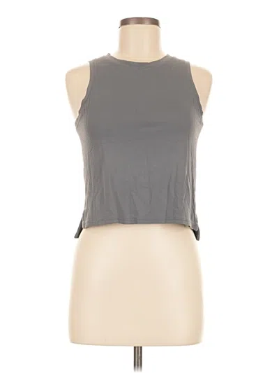 Pre-owned Lululemon Athletica Active Tank Top In Gray