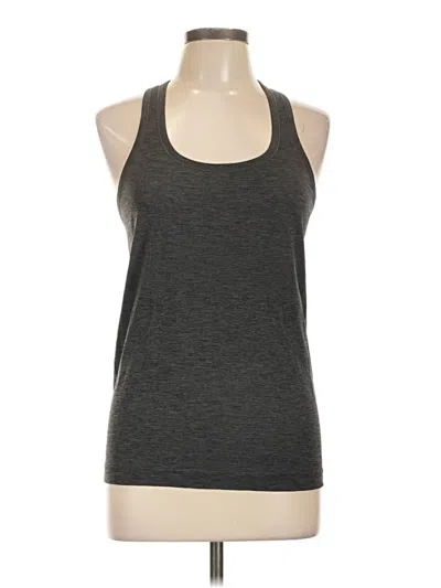 Pre-owned Lululemon Athletica Active Tank Top In Gray