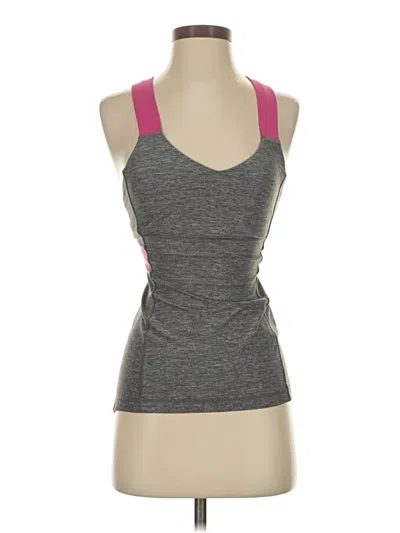 Pre-owned Lululemon Athletica Active Tank Top In Gray