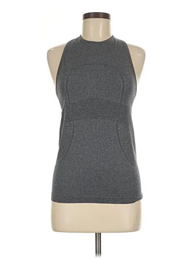 Pre-owned Lululemon Athletica Active Tank Top In Gray