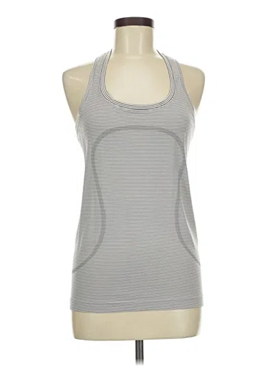 Pre-owned Lululemon Athletica Active Tank Top In Gray