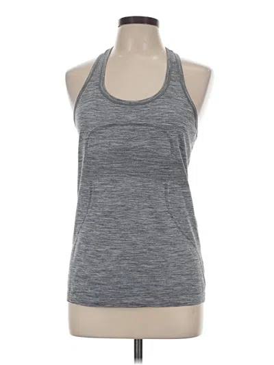 Pre-owned Lululemon Athletica Active Tank Top In Gray
