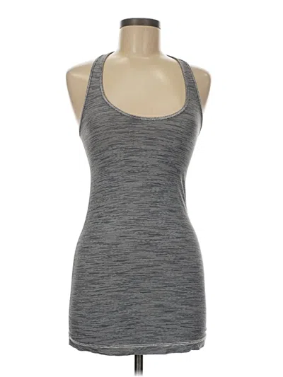 Pre-owned Lululemon Athletica Active Tank Top In Gray
