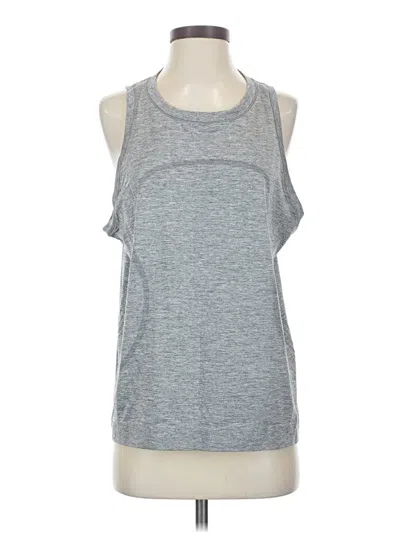 Pre-owned Lululemon Athletica Active Tank Top In Gray