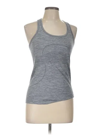Pre-owned Lululemon Athletica Active Tank Top In Gray