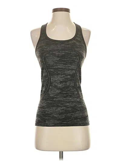 Pre-owned Lululemon Athletica Active Tank Top In Gray
