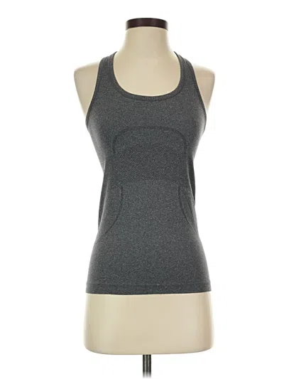 Pre-owned Lululemon Athletica Active Tank Top In Gray