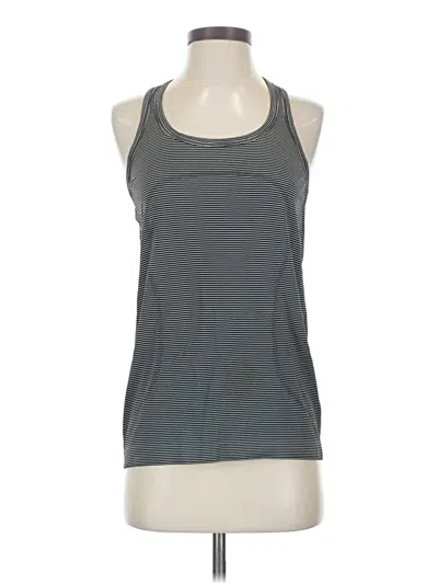 Pre-owned Lululemon Athletica Active Tank Top In Gray