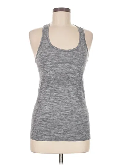 Pre-owned Lululemon Athletica Active Tank Top In Gray