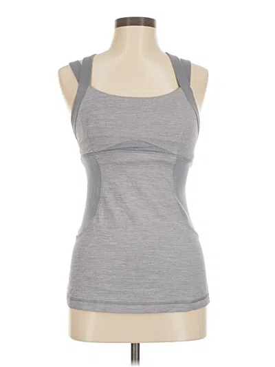 Pre-owned Lululemon Athletica Active Tank Top In Gray