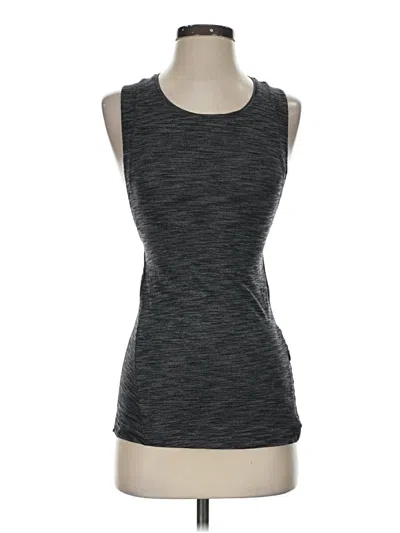 Pre-owned Lululemon Athletica Active Tank Top In Gray