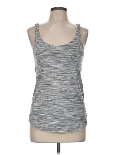 Pre-owned Lululemon Athletica Active Tank Top In Gray