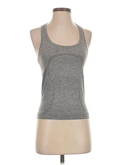 Pre-owned Lululemon Athletica Active Tank Top In Gray