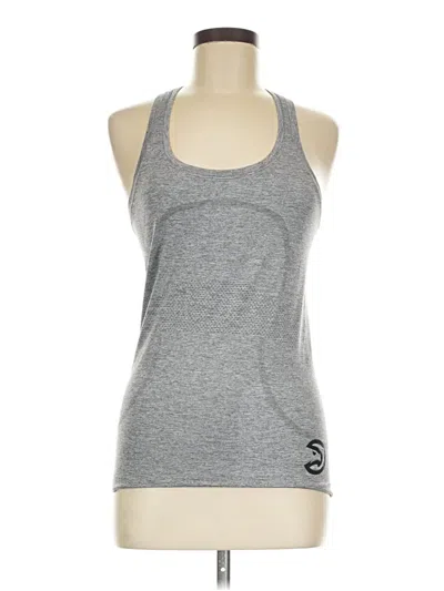 Pre-owned Lululemon Athletica Active Tank Top In Gray