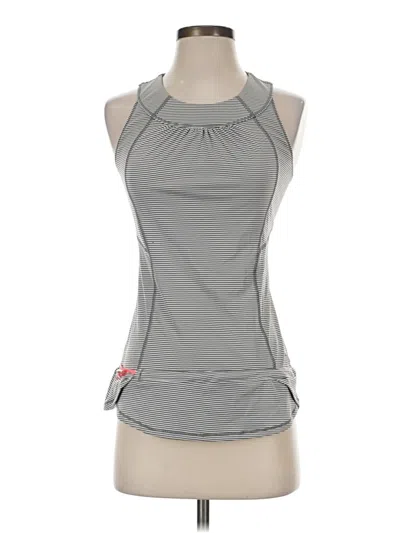 Pre-owned Lululemon Athletica Active Tank Top In Gray