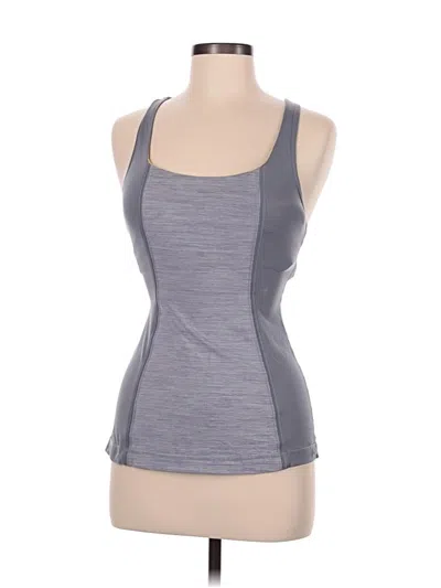 Pre-owned Lululemon Athletica Active Tank Top In Gray