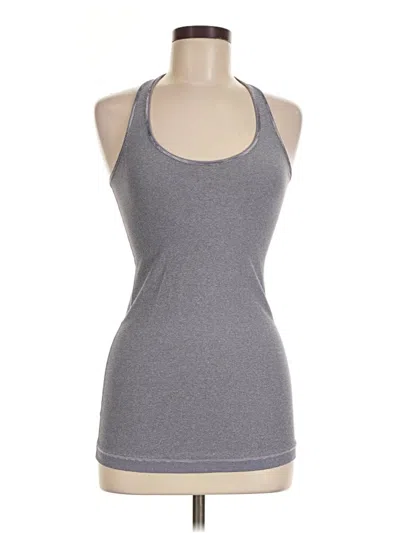 Pre-owned Lululemon Athletica Active Tank Top In Gray