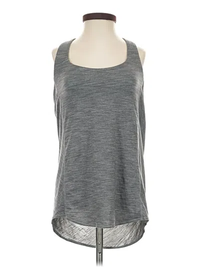 Pre-owned Lululemon Athletica Active Tank Top In Gray