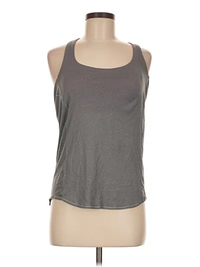 Pre-owned Lululemon Athletica Active Tank Top In Gray
