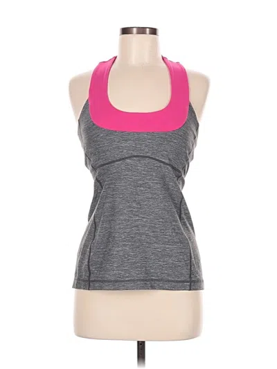 Pre-owned Lululemon Athletica Active Tank Top In Gray