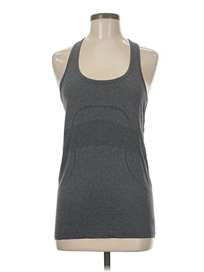Pre-owned Lululemon Athletica Active Tank Top In Gray