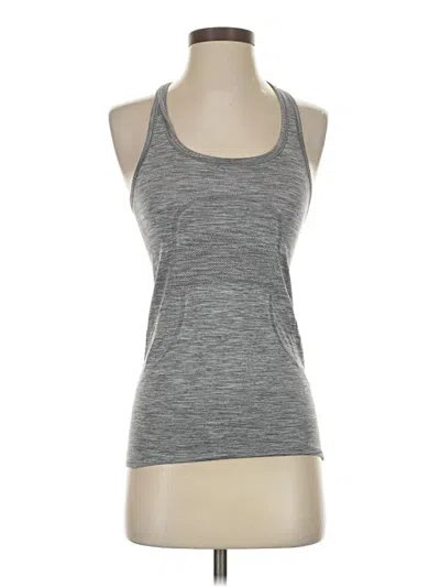 Pre-owned Lululemon Athletica Active Tank Top In Gray
