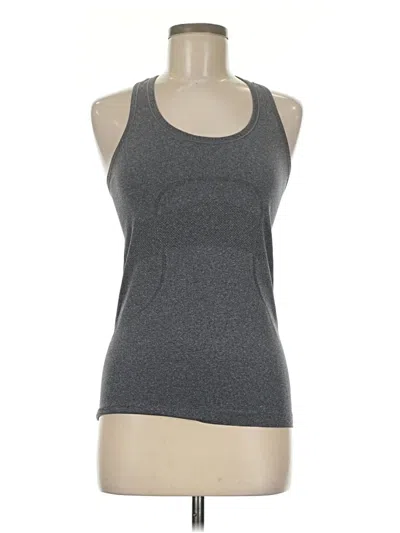 Pre-owned Lululemon Athletica Active Tank Top In Gray