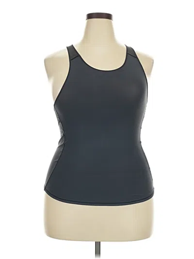 Pre-owned Lululemon Athletica Active Tank Top In Gray