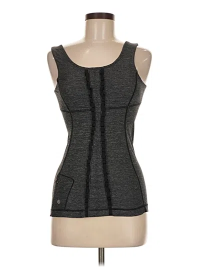 Pre-owned Lululemon Athletica Active Tank Top In Gray