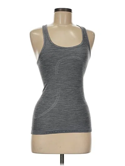 Pre-owned Lululemon Athletica Active Tank Top In Gray